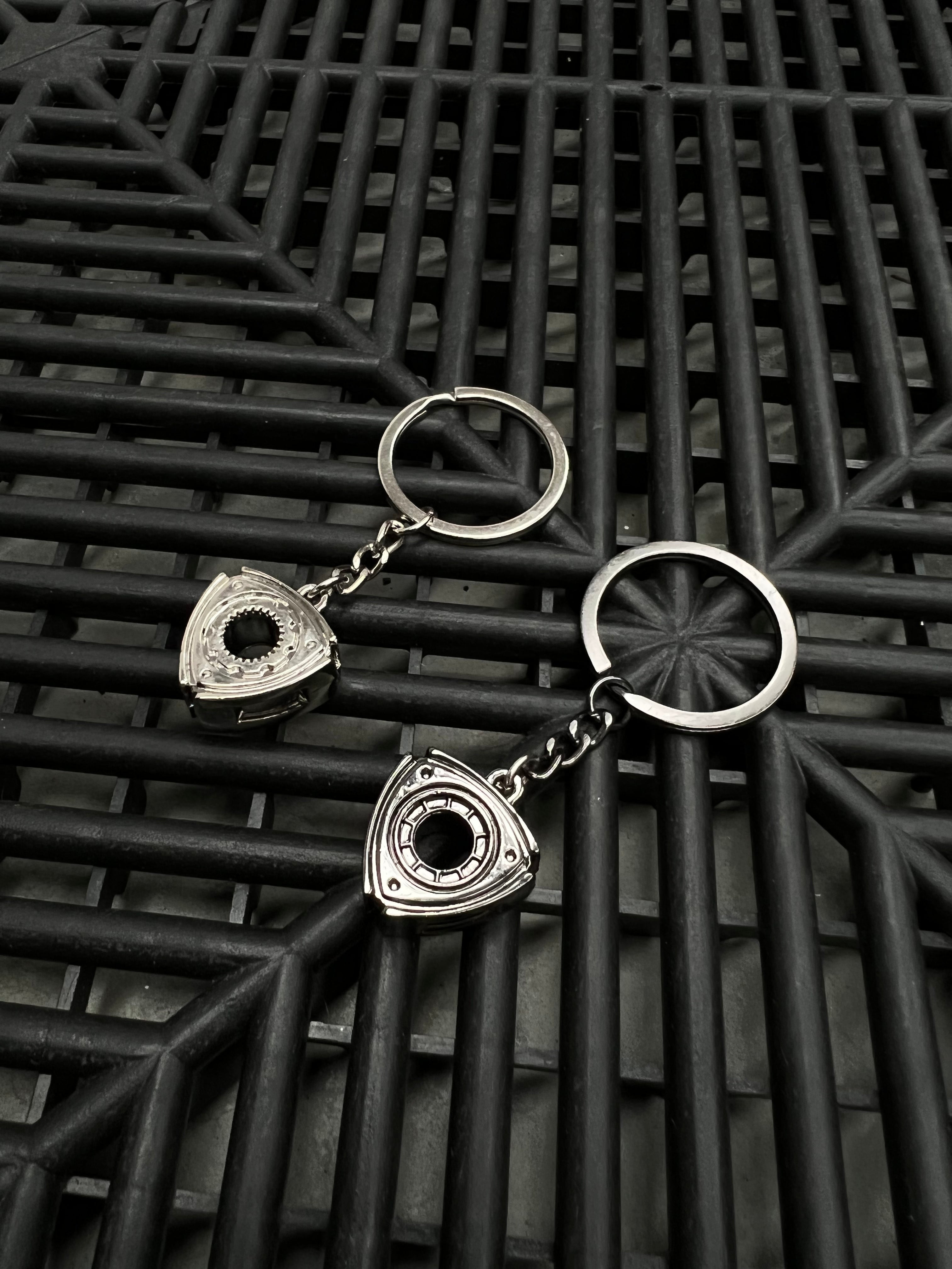 Bullet Engine Key Ring Rotary Engine Metal Keyring