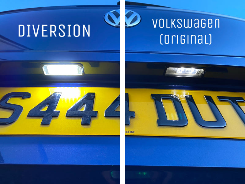 Volkswagen Polo AW MK6 LED Number Plate Units Pair (2018+ / Error Code Free)