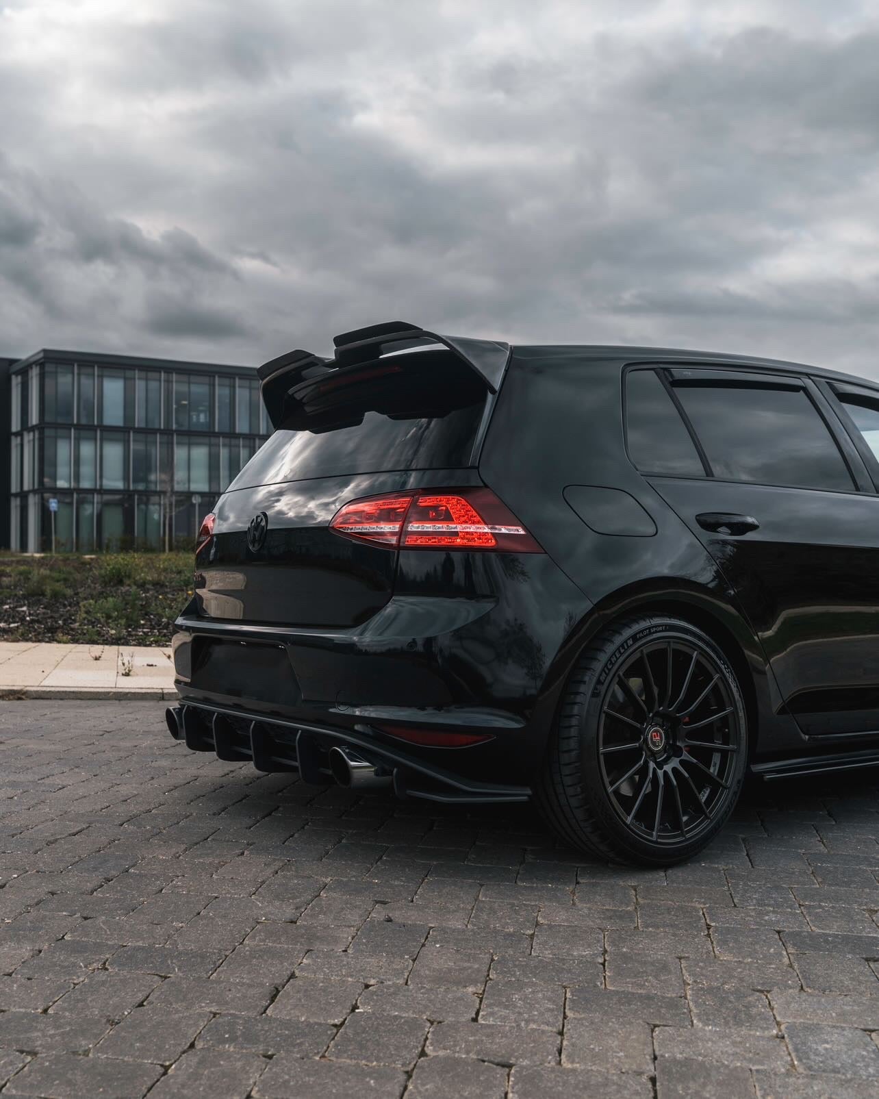 Volkswagen Golf MK7 / MK7.5 GTI / R / GTD / R Line Oettinger Spoiler Extension Winglets (2013 - 2020 Models)