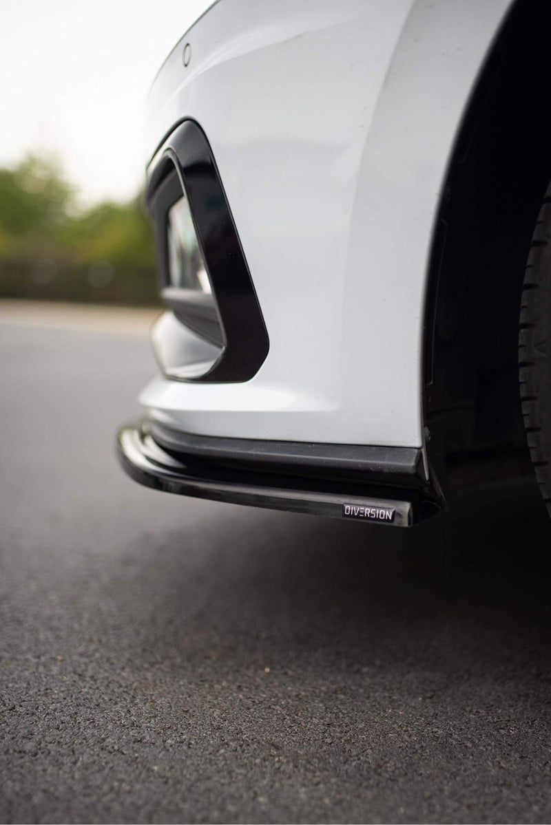 DAS Automotive - Front Splitter V.1 for Volkswagen Polo AW GTI/R-Line Gloss Black (2018+)