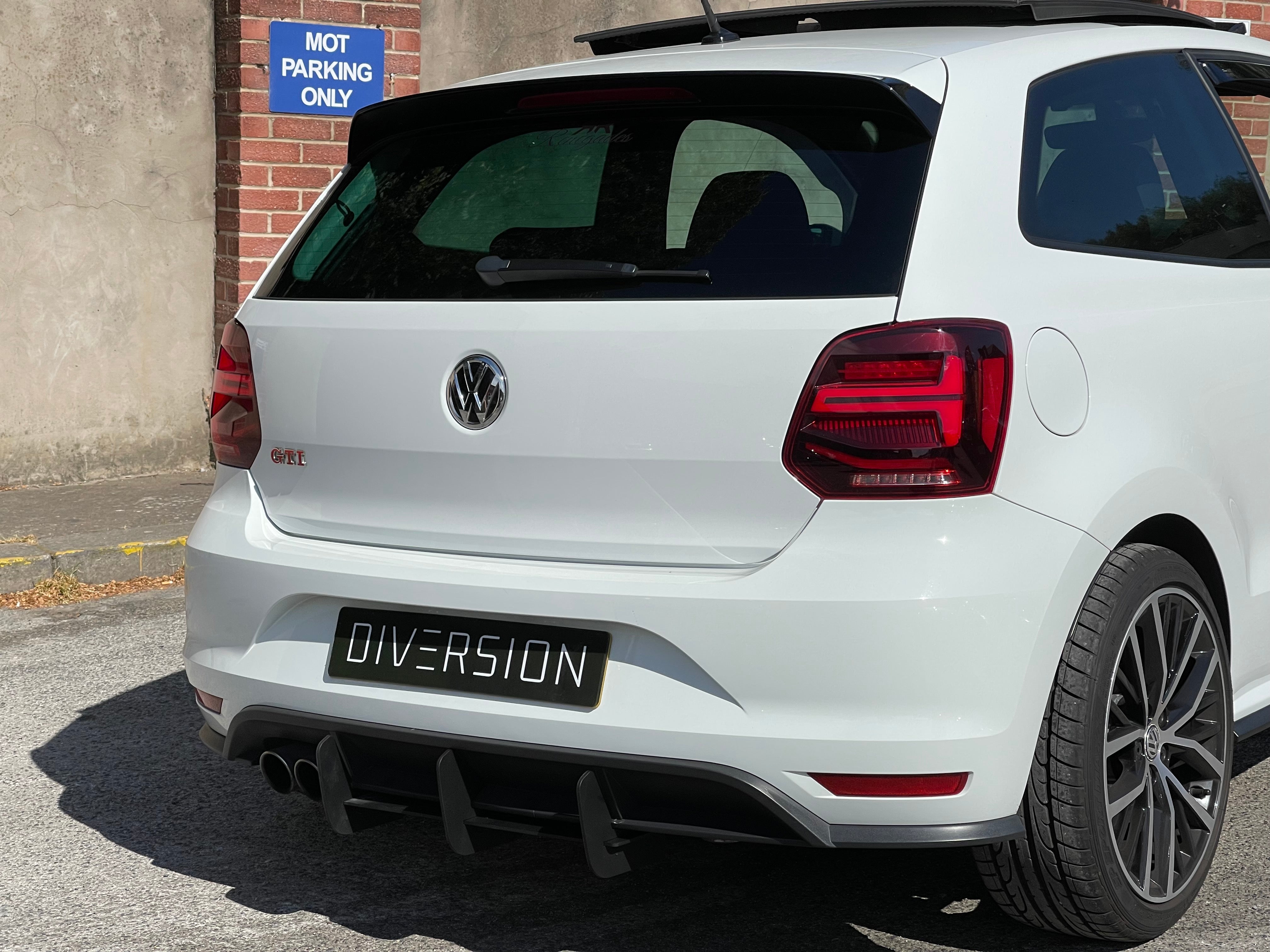 DIVERSION Volkswagen Polo 6C GTI Rear Diffuser MK5 (2014 - 2017)