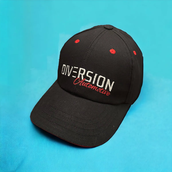 ‘DIVERSION Automotive’ Baseball Hat / Cap With Embroidered Lettering