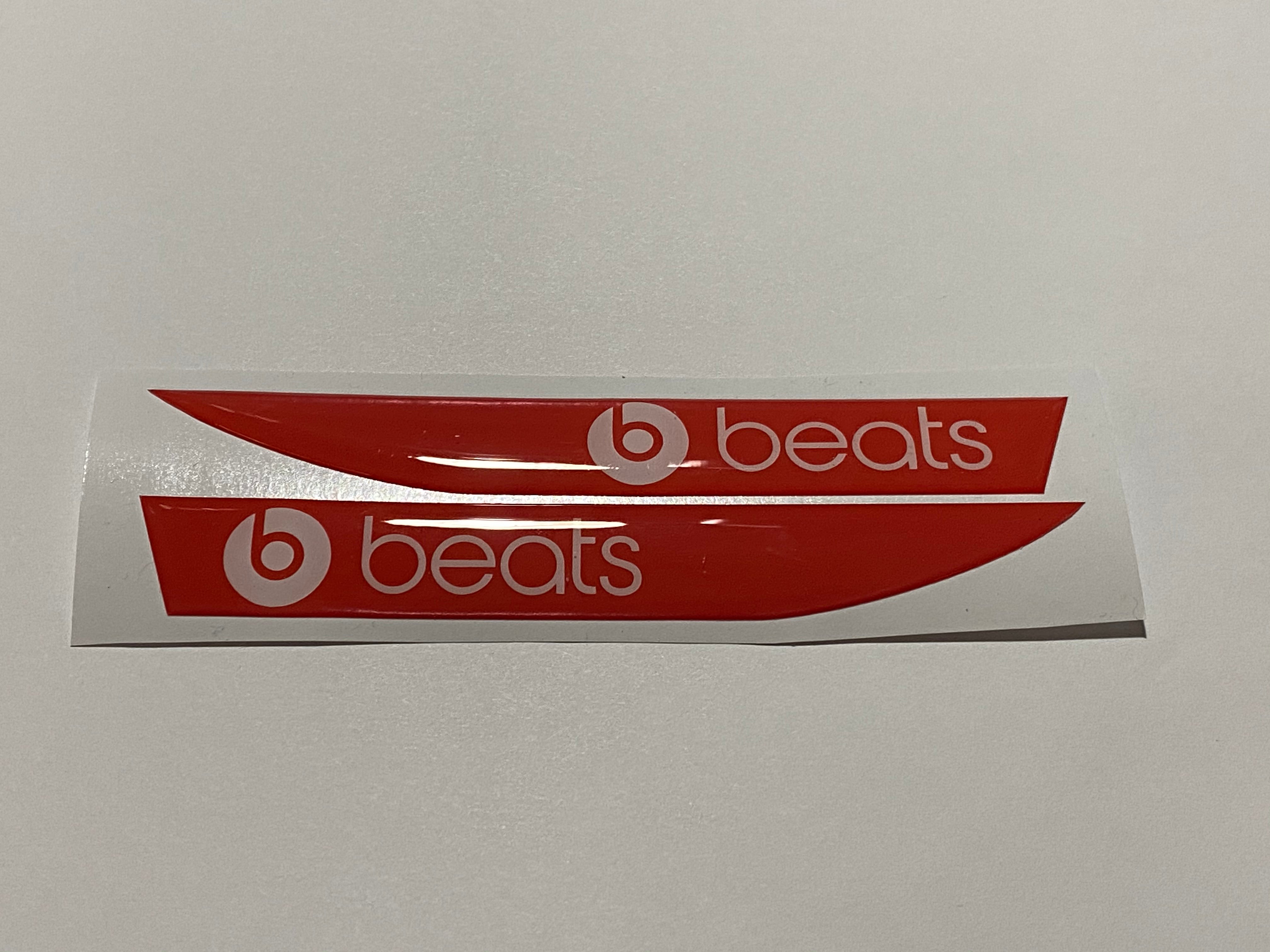Volkswagen “BEATS” Logo Side Repeater Gel Badges (Red / White) - DIVERSION