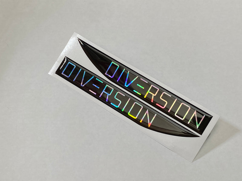 Volkswagen Style ‘DIVERSION’ Oil Slick Side Repeater Badges