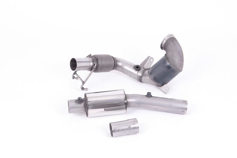 Milltek Audi A1 40TFSI 5 Door 2.0 (200PS) with GPF (19+) Hi-Flow Sports Cat and Downpipe Resonated – Fits to Milltek Sport Cat Back includes GPF Bypass