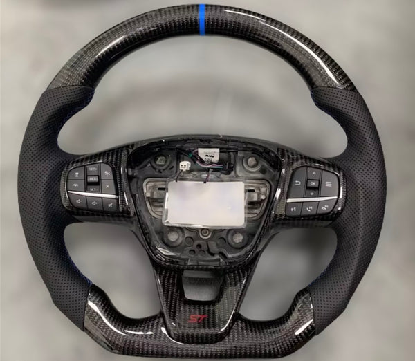 Ford Focus MK4 ST / RS Carbon Fibre Steering Wheel (Custom 2019 - Present)