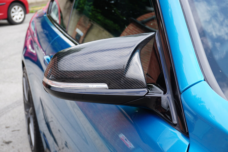 BMW 4 Series Carbon Fibre Replacement Mirror Covers (2014 - 2020)