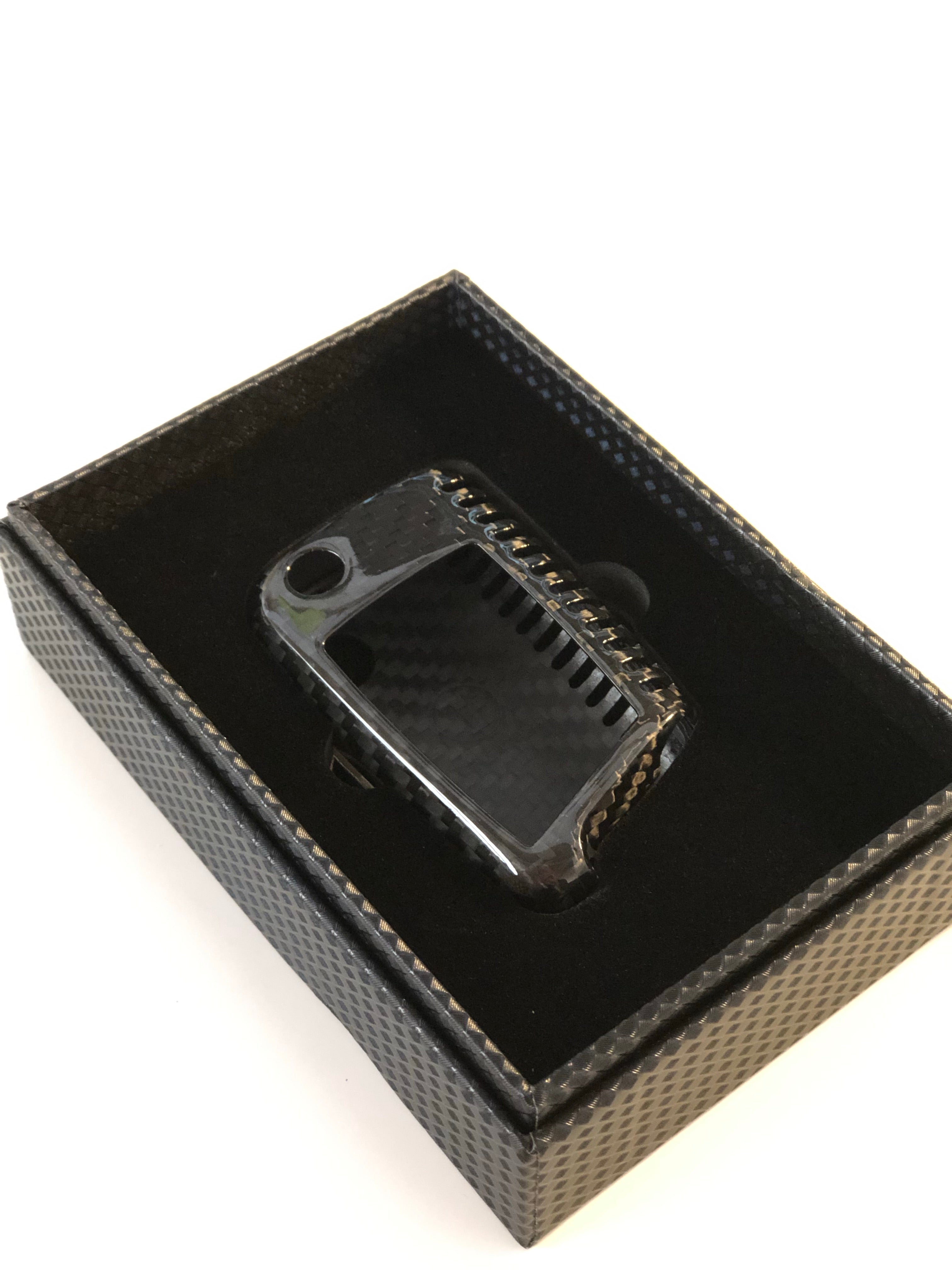 Genuine Black Carbon Fibre Key Cover For Volkswagen/Skoda/SEAT - Diversion Stores Car Parts And Modificaions