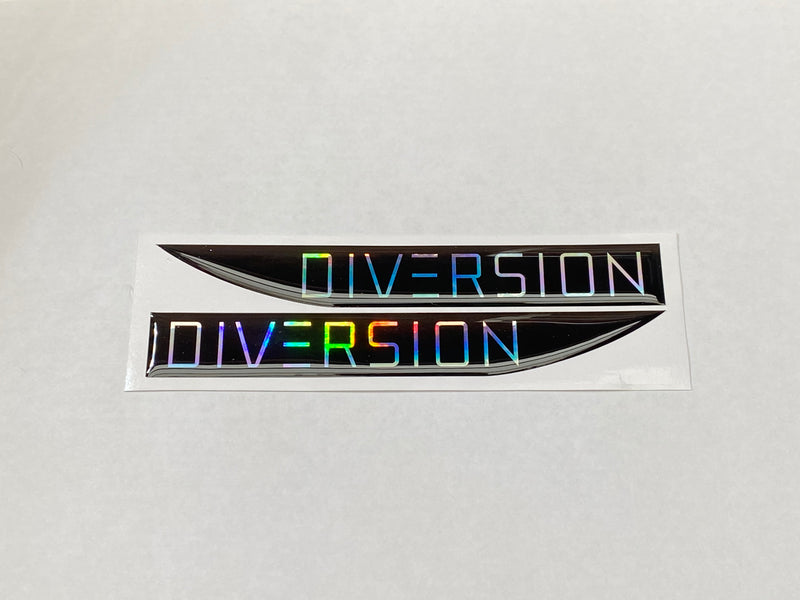 Volkswagen Style ‘DIVERSION’ Oil Slick Side Repeater Badges