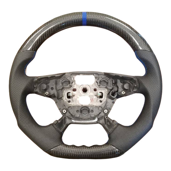 Ford Focus MK3 Base / ST / RS Carbon Fibre Steering Wheel (Custom 2011 - 2014)