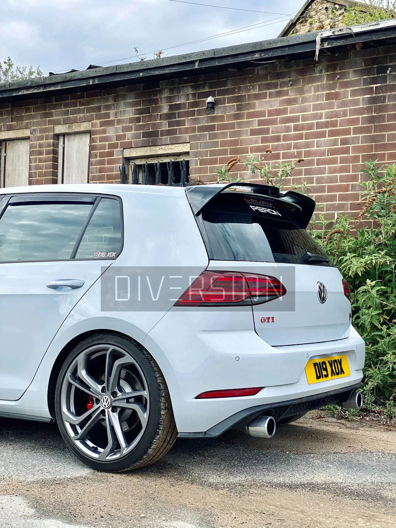 **CLEARANCE** 12 - Volkswagen Golf MK7/7.5 GTI / R / R Line / GTD Oettinger Style Gloss Black Spoiler (2013 - 2020 Models) *SCRATCHES & DEFECTS*