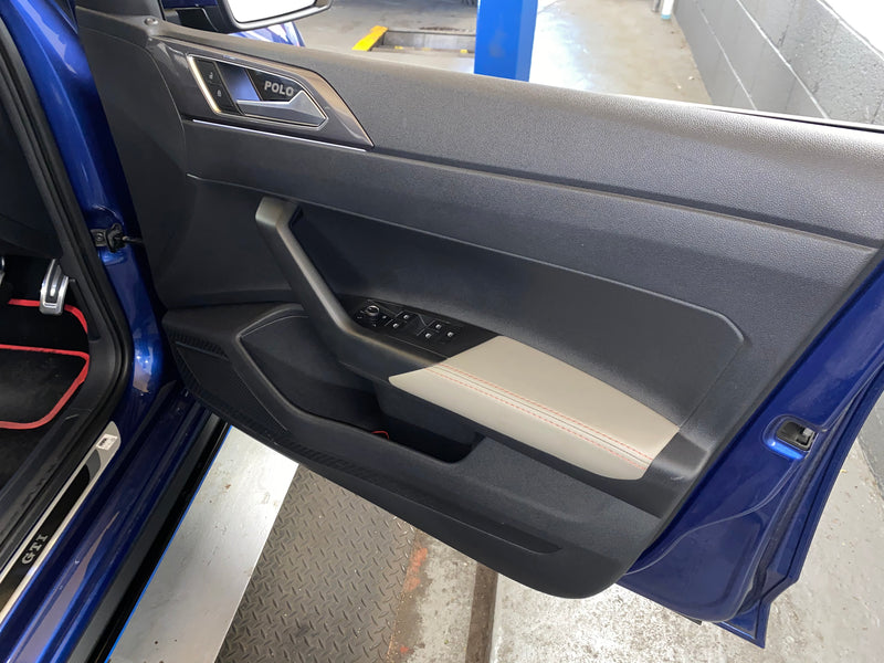 Volkswagen Polo AW MK6 Front & Rear Door Card Leather Trim (2018+)