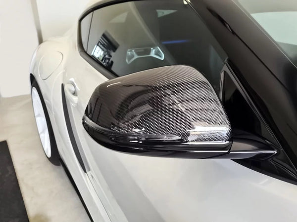 Toyota Supra MK5 Carbon Fibre Mirror Covers (2018+)