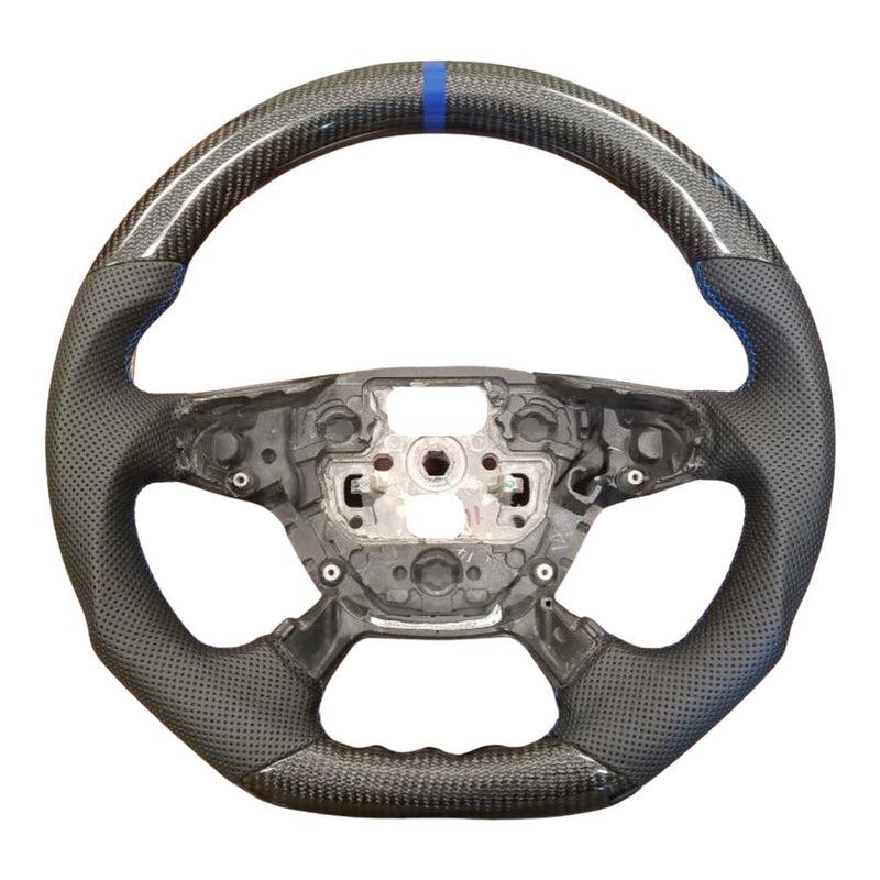 Ford Focus MK3 Base / ST / RS LED Display Carbon Fibre Steering Wheel (Custom 2011 - 2014)