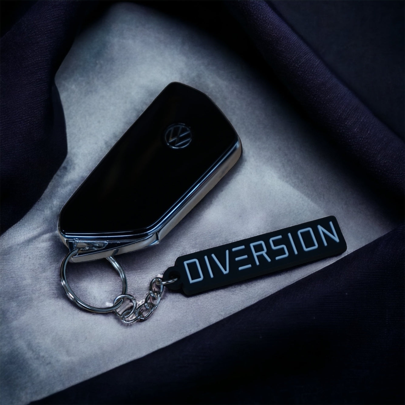 DIVERSION 3D Logo Keyring