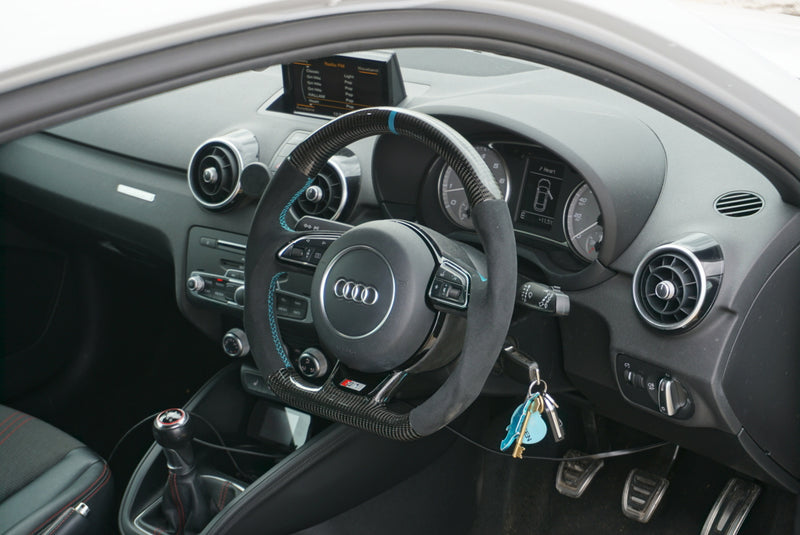 Audi A1 / S1 8X Carbon Fibre Custom Flat Bottom Steering Wheel (2010 - 2018)