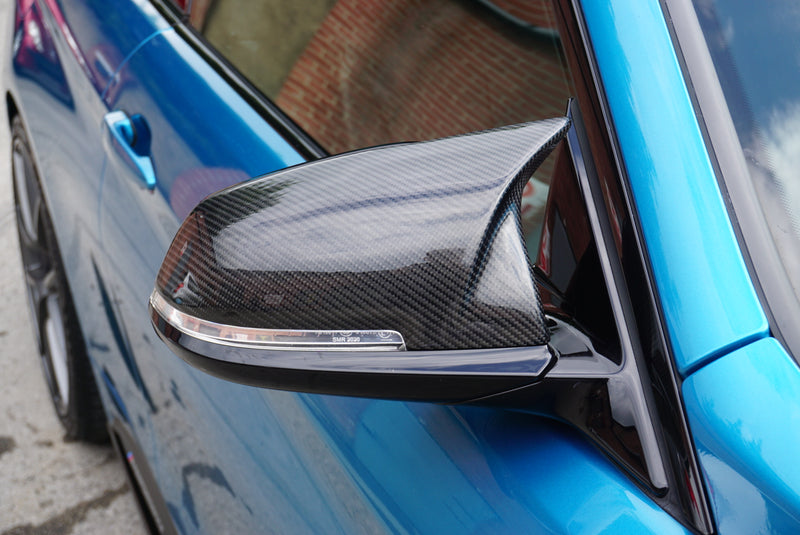 BMW 4 Series Carbon Fibre Replacement Mirror Covers (2014 - 2020)