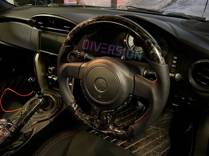 Subaru BRZ Custom Carbon Fibre Steering Wheel (2012 - 2021 Models)