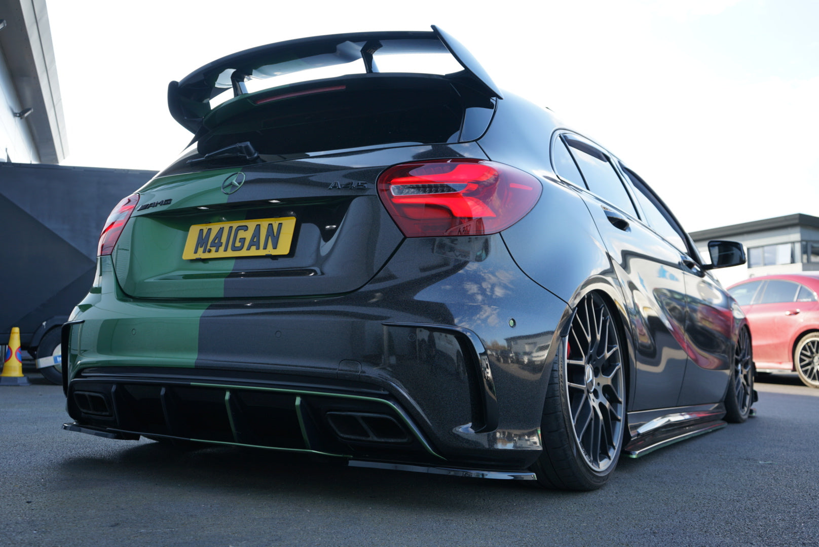 Mercedes A-Class OEM Style Aero Spoiler (W176 / 2013 - 2018 Models) (Black)