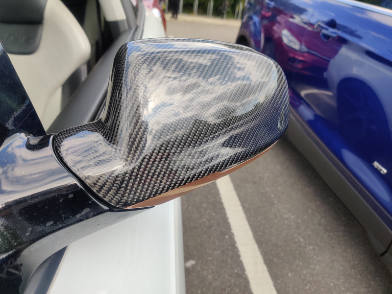 177 - Audi A4 B8.5 / A5 / S5 Carbon Fibre Wing Mirror Replacement Covers (2010-2016) - Diversion Stores Car Parts And Modificaions