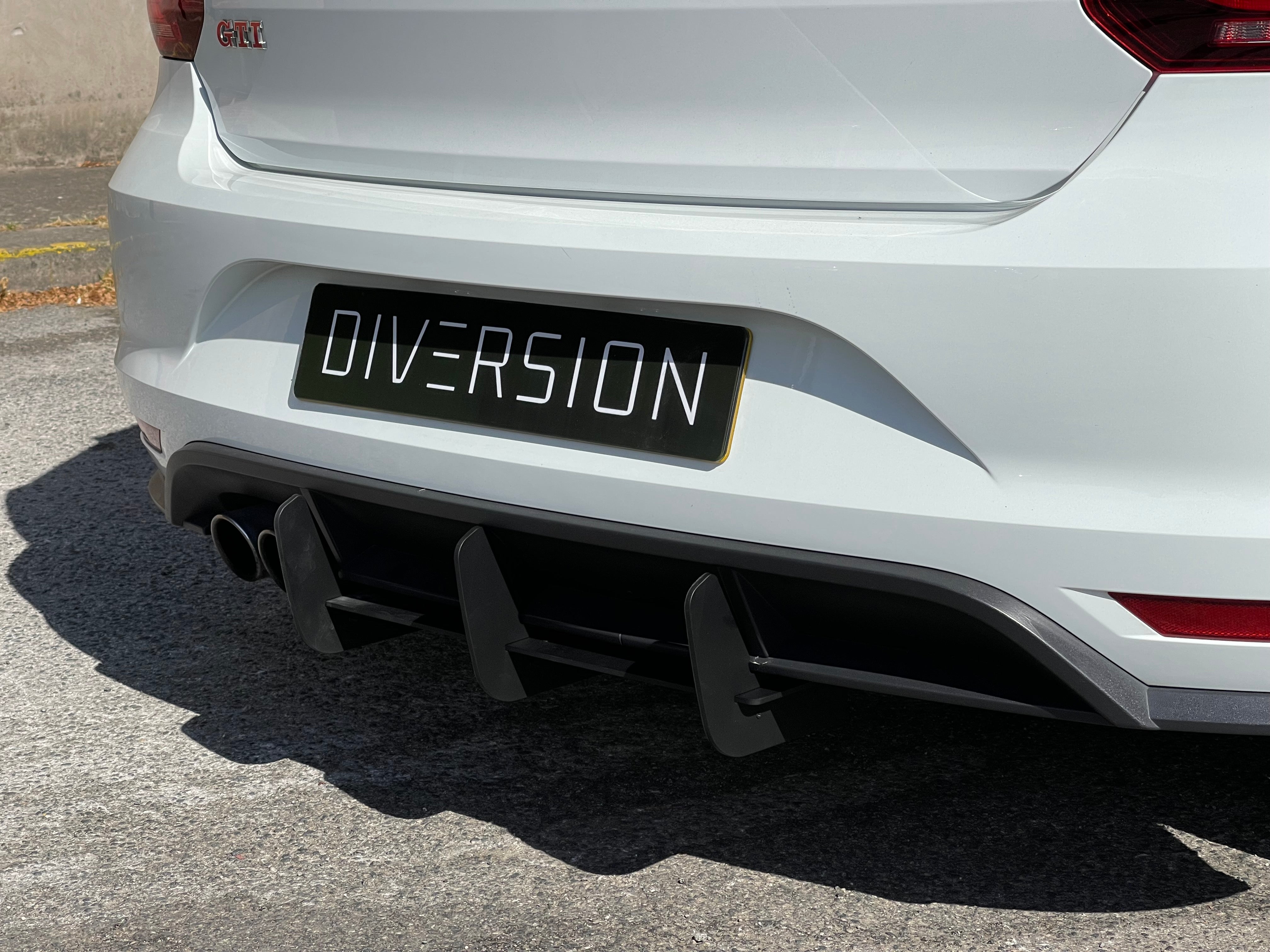 DIVERSION Volkswagen Polo 6C GTI Rear Diffuser MK5 (2014 - 2017)