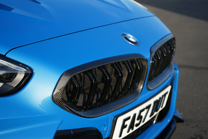 DAS Automotive - BMW Z4 G29 Double Slat Carbon Fibre / Gloss Black Front Grille Pair (2019 - 2023)