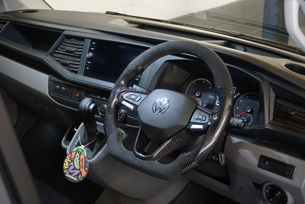Volkswagen Transporter T6.1 Carbon Fibre Steering Wheel (2020+ Models)