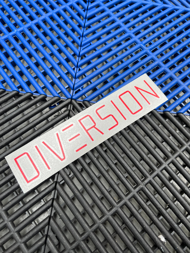 Diversion 20CM Sticker (Multiple Colours)