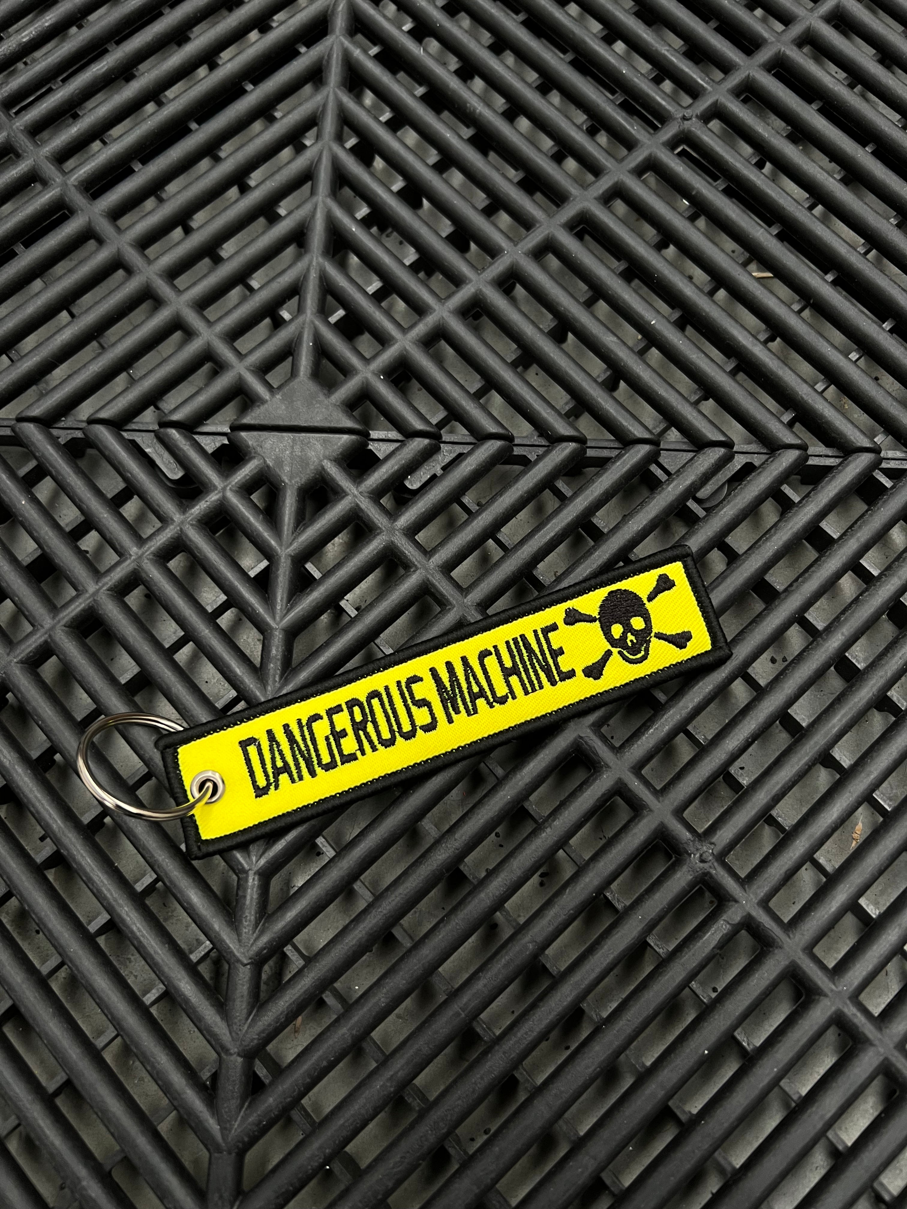 Fabric Keyring Accessory *DANGEROUS MACHINE*