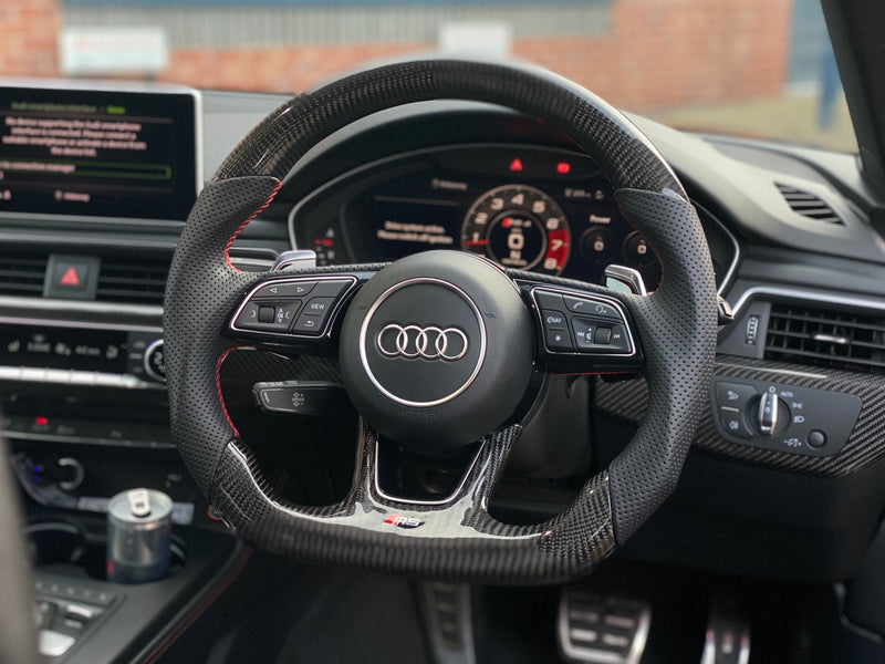 Audi A3 / S3 / RS3 8Y Carbon Fibre Custom Steering Wheel (2020+ Models)