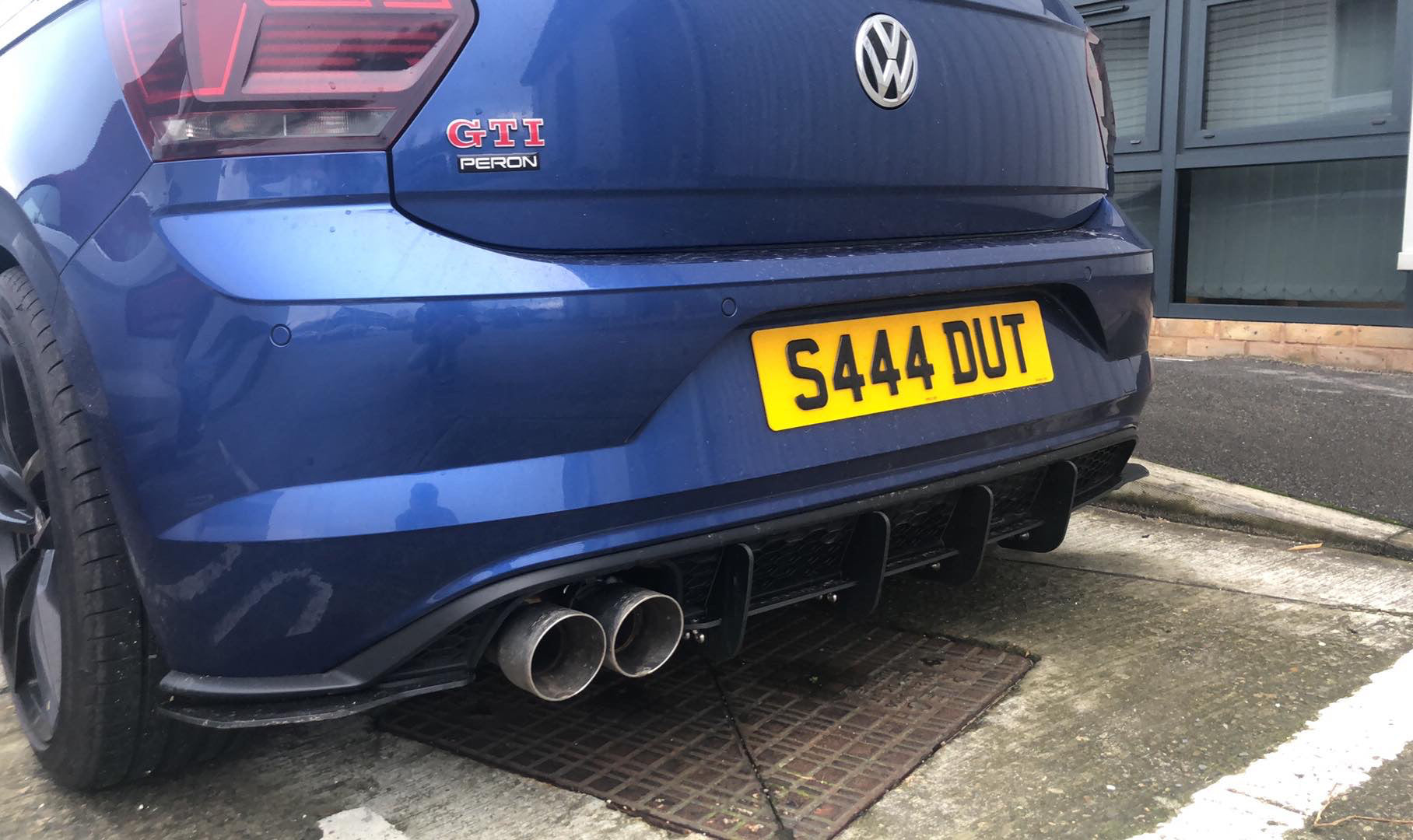 Volkswagen Polo AW GTI Rear Diffuser (2018+ Model)