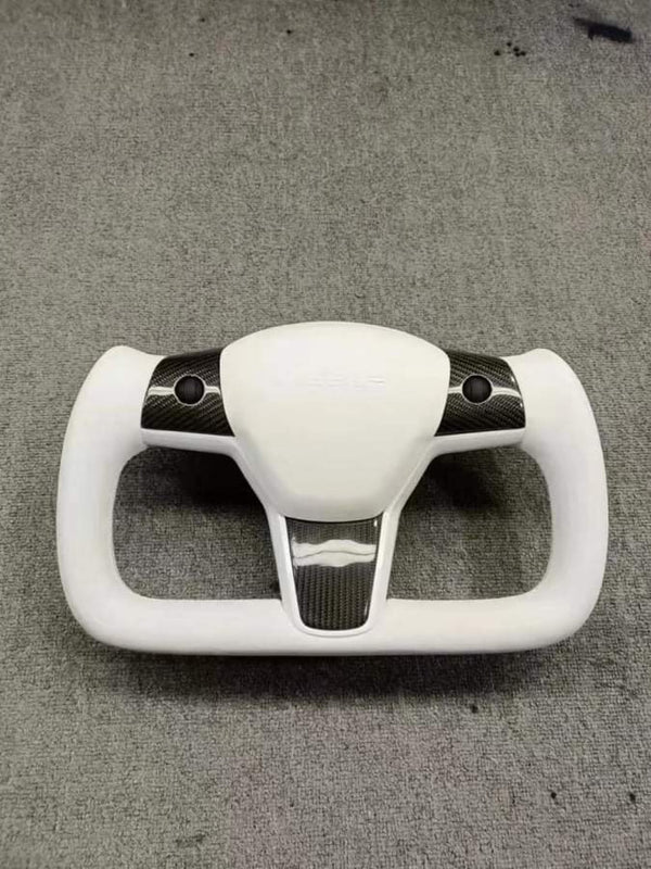 TESLA Model 3 Yoke Carbon Fibre Steering Wheel (CUSTOM)