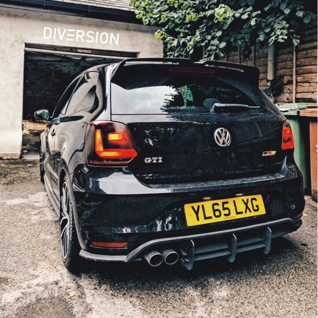 Volkswagen Polo Carbon Look Oettinger Style Spoiler (2009-2017) - Diversion Stores Car Parts And Modificaions