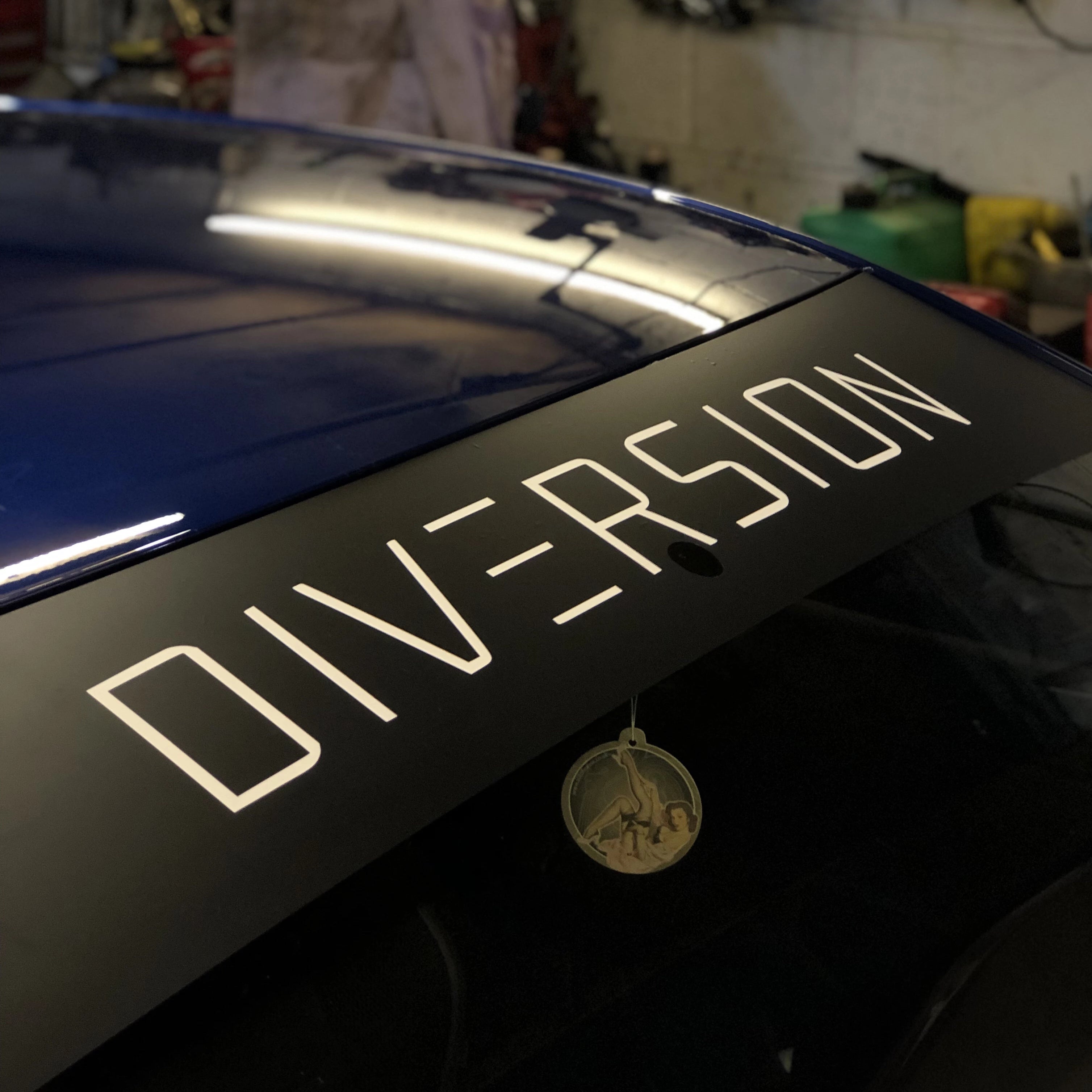 DIVERSION Sun Strip / Window Banner (WHITE) - Diversion Stores Car Parts And Modificaions