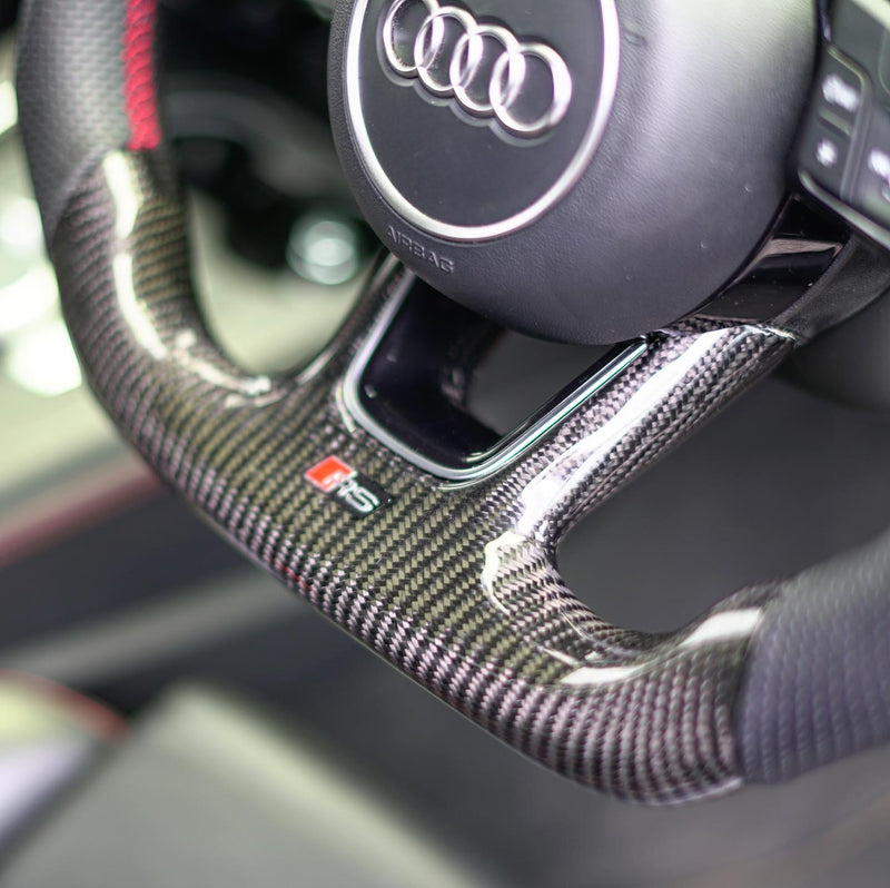 Audi A3 / S3 / RS3 8Y Carbon Fibre Custom Steering Wheel (2020+ Models)