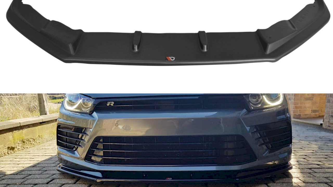 Maxton Design Front Splitter V.1 for Volkswagen Scirocco R MK3.5 (Facelift / 2014-2017)