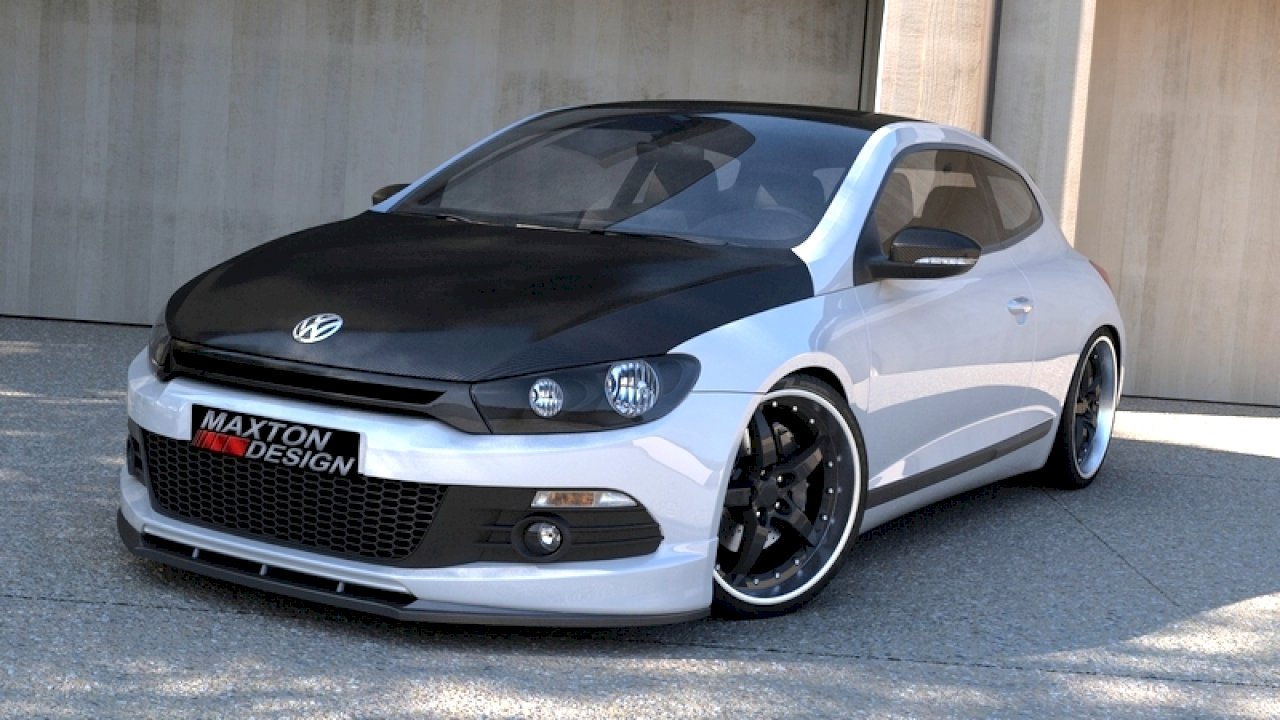Maxton Design Front Splitter for Volkswagen Scirocco MK3 R-Line Model (2008-2014)