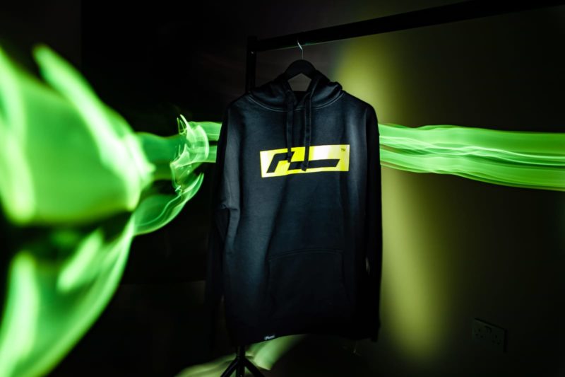 Racingline Clothing Black/Yellow Hoodie