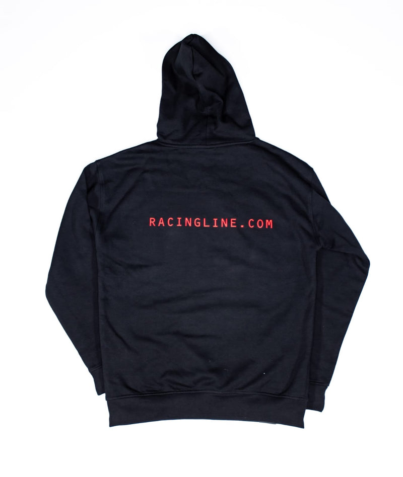 Racingline Clothing Black/Red Logo Hoodie