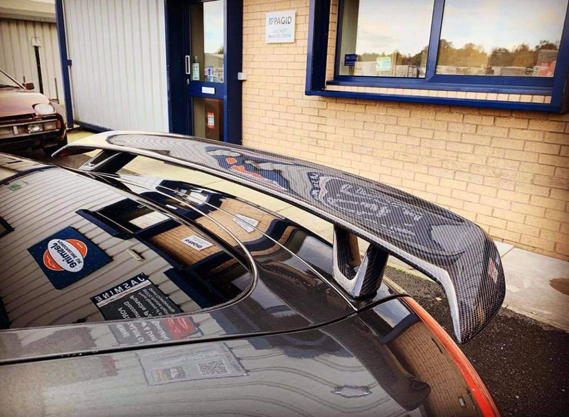 Audi TT MK2 8J RS Style Carbon Fibre Unpainted Spoiler DAS