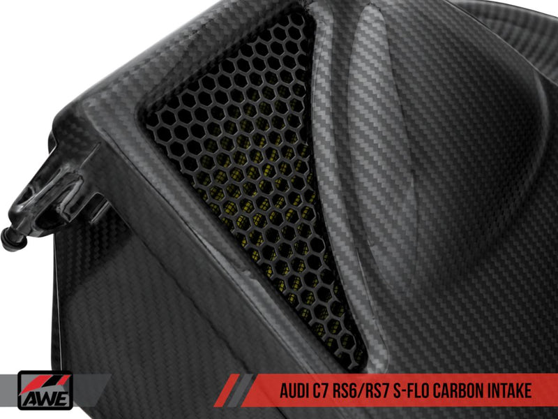 AWE Tuning S-FLO Carbon Fibre Intake Kit - Audi RS6 / RS7 4.0TFSI