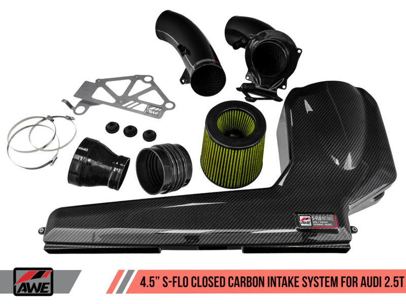 AWE Tuning S-FLO Closed Intake kit - Audi TT RS (8S) and RS3 (8V-FL)