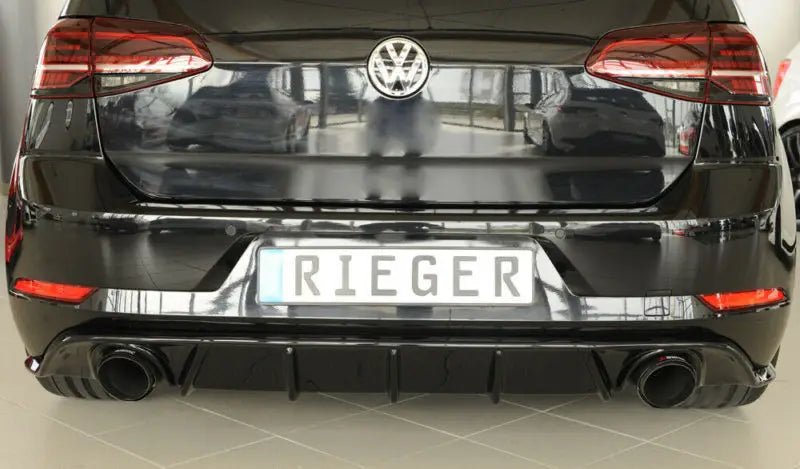 Rieger VW Golf MK7.5 GTI Rear Diffuser – Gloss Black (2017+)