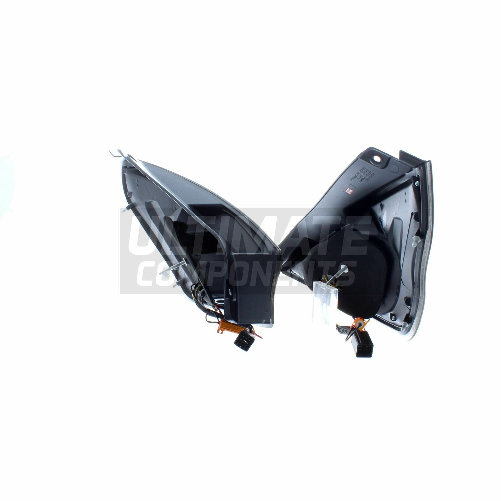 158 - Ford Fiesta MK7.5 LED Custom Tail Lights (2013-2017) SMOKED - Diversion Stores Car Parts And Modificaions