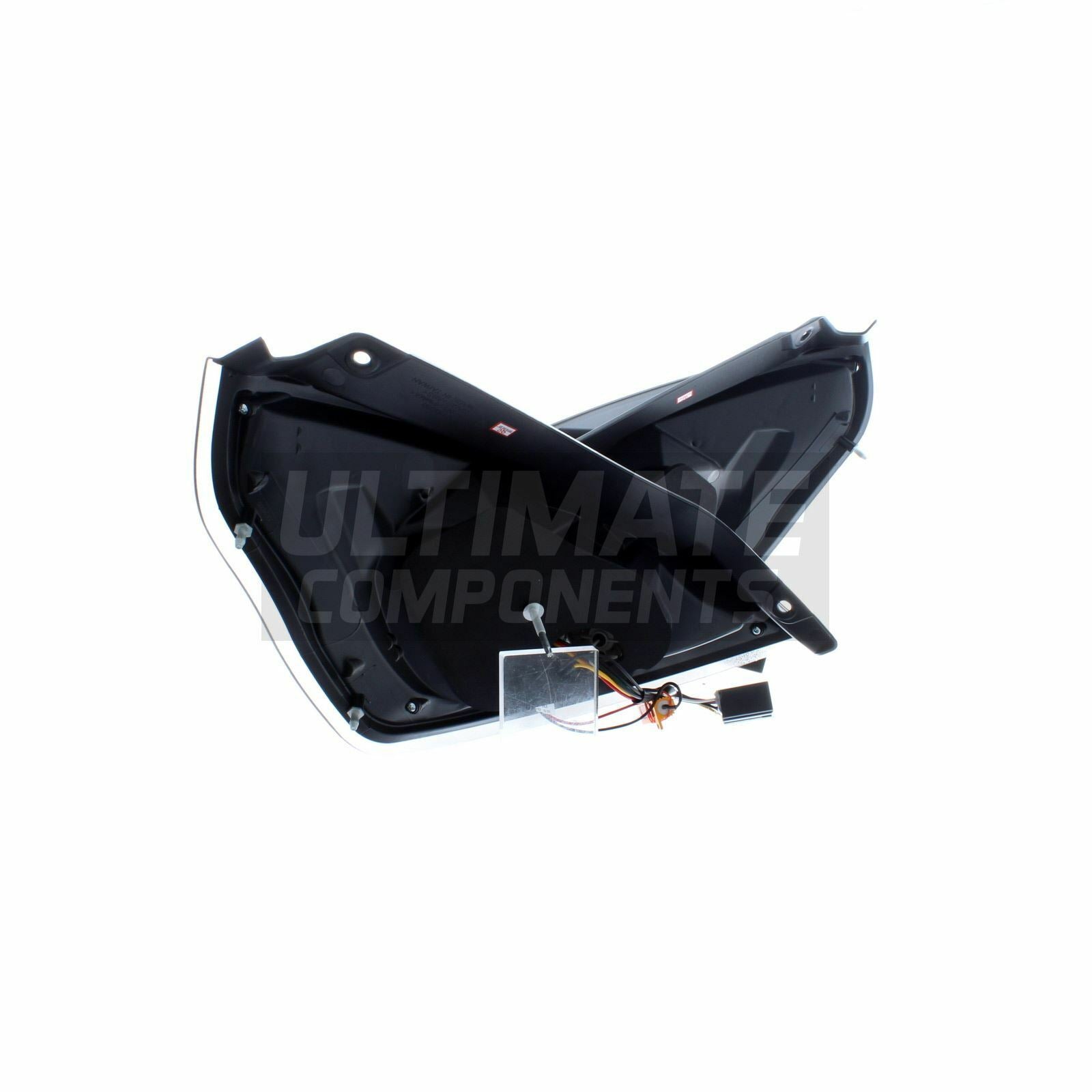 158 - Ford Fiesta MK7.5 LED Custom Tail Lights (2013-2017) SMOKED - Diversion Stores Car Parts And Modificaions