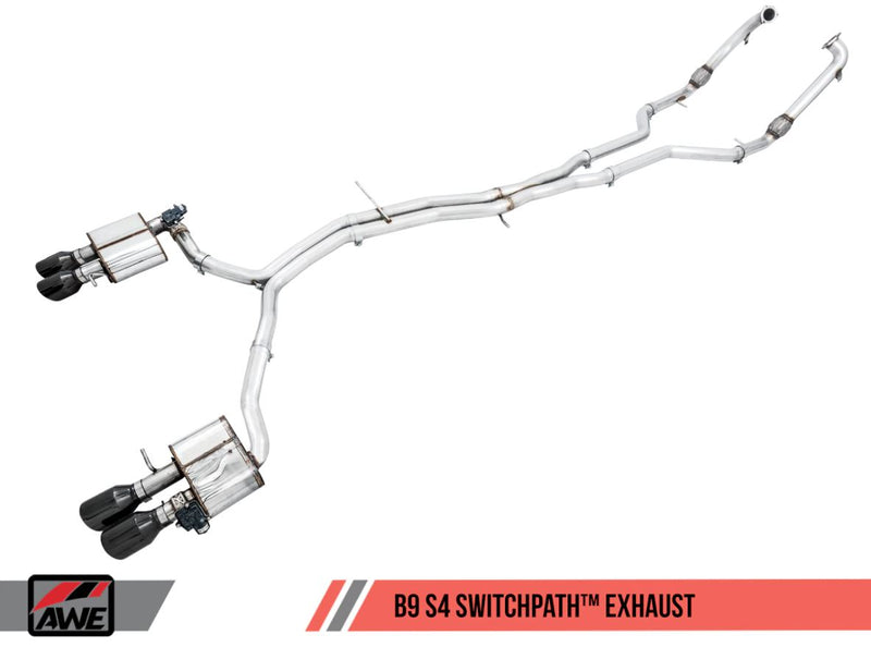 AWE Tuning Switchpath Exhaust System - Audi S4 (B9) 3.0T