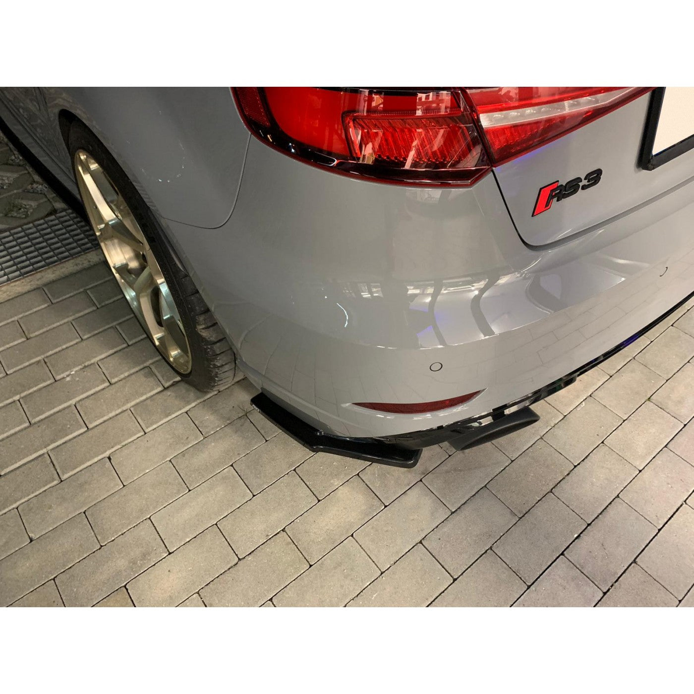 **CLEARANCE-214**Race Design - Audi RS3 8V Rear Spats (2017+) (LAST SET AVAILABLE)