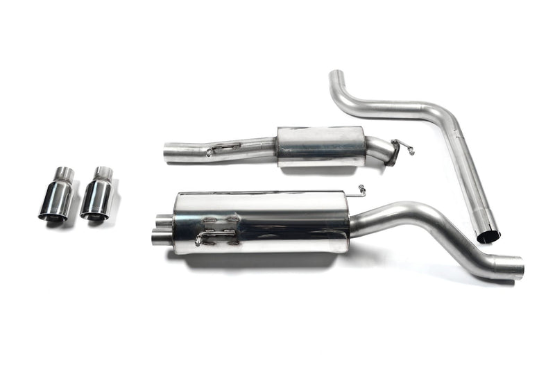 Milltek Ford Fiesta Mk7 ST 1.6L EcoBoost (182PS & 200PS) (13-19) Cat-Back Exhaust – Resonated- Polished Oval Tip – SSXFD099