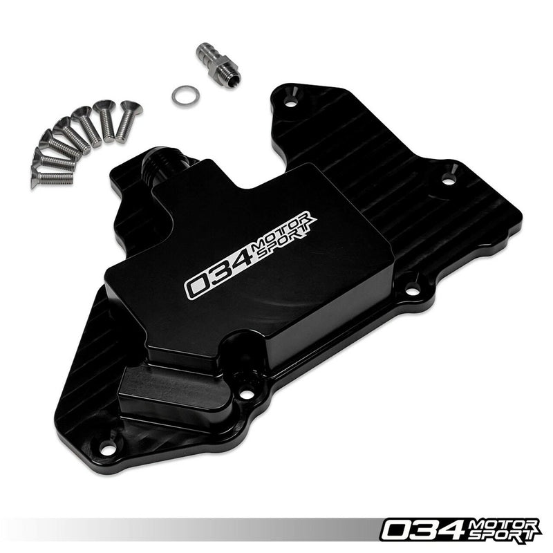 034Motorsport Stage 2 Billet Valve Cover Breather Assembly, 8v/8V.5 A3/S3 & Mk7/Mk7.5 GTI/R