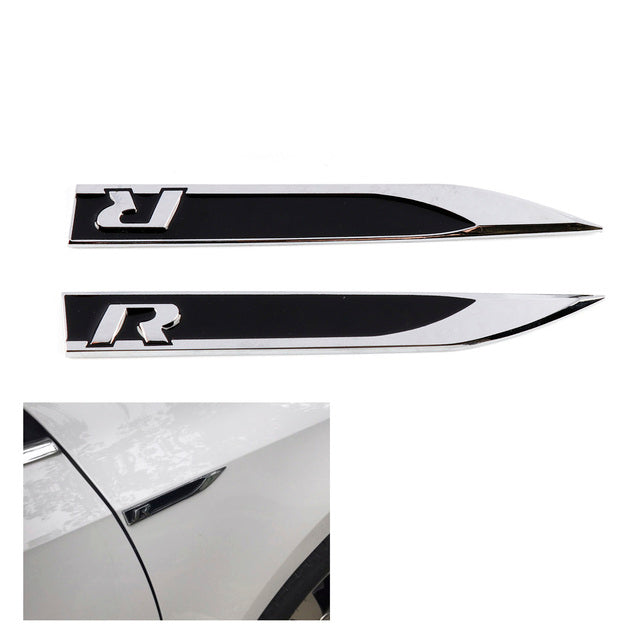 Volkswagen R OEM Style Side / Wing Badges (Multiple Models)